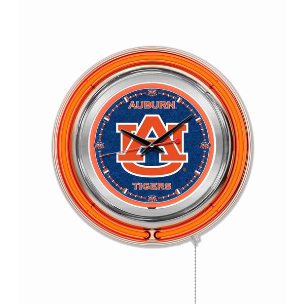 Holland Bar Stool Co Auburn University Double Neon 15" Clock - CLK15AUBURN