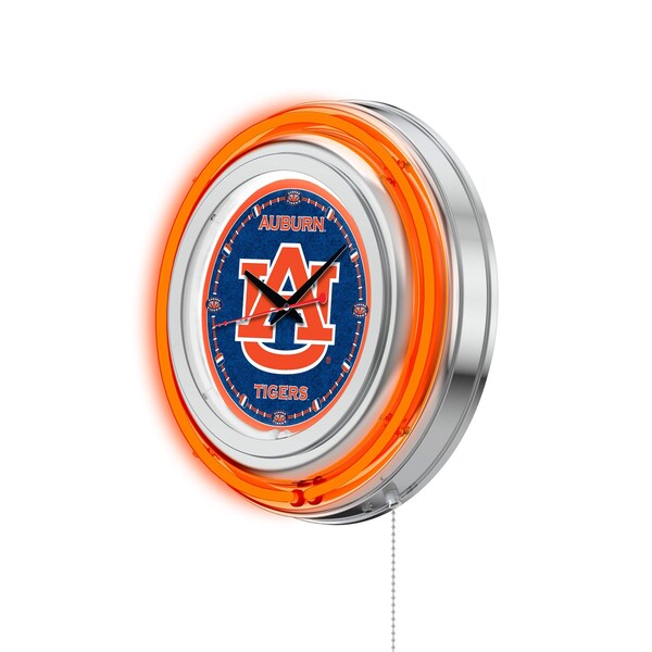 Holland Bar Stool Co Auburn University Double Neon 15" Clock - CLK15AUBURN