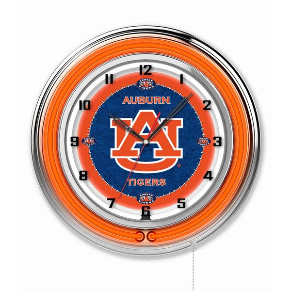 Holland Bar Stool Co Auburn University Double Neon 19" Clock - CLK19AUBURN