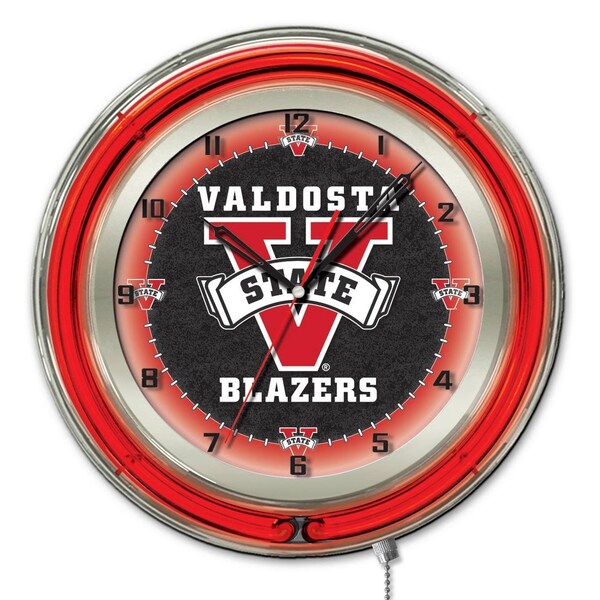 Holland Bar Stool Co Valdosta State University Double Neon 19" Clock - CLK19VALDST