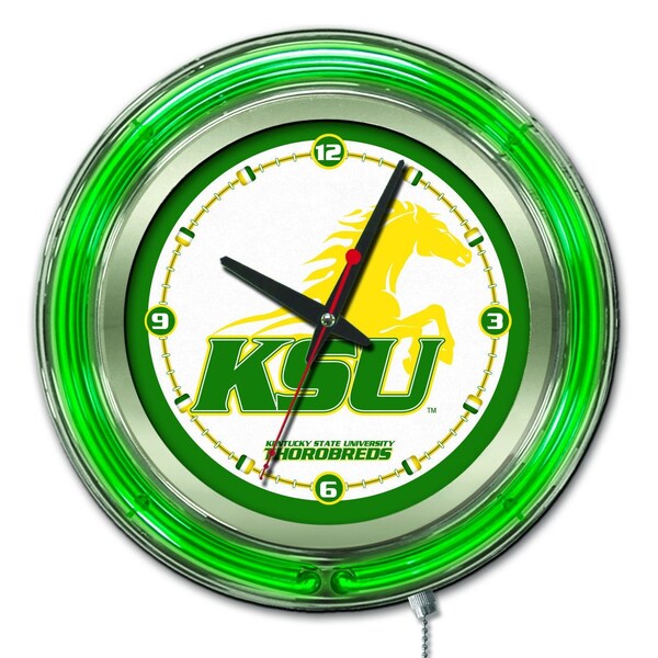 Holland Bar Stool Co Kent State University Double Neon 15" Clock - CLK15KENTST