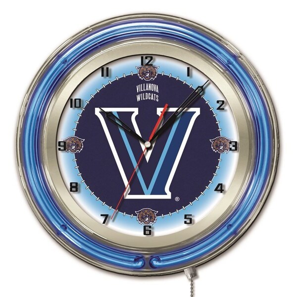 Holland Bar Stool Co Villanova University Double Neon 19" Clock - CLK19VILNVA