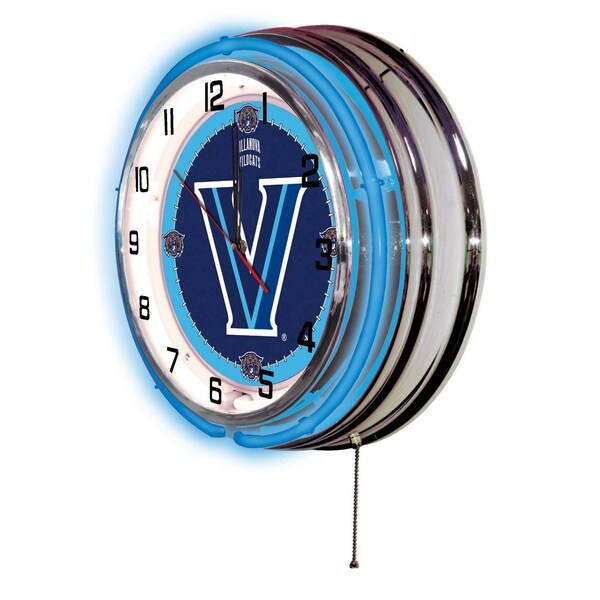 Holland Bar Stool Co Villanova University Double Neon 19" Clock - CLK19VILNVA