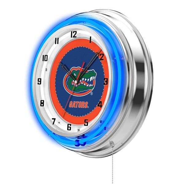 Holland Bar Stool Co University of Florida Double Neon 19" Clock - CLK19FLORUN