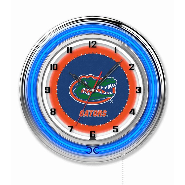 Holland Bar Stool Co University of Florida Double Neon 19" Clock - CLK19FLORUN