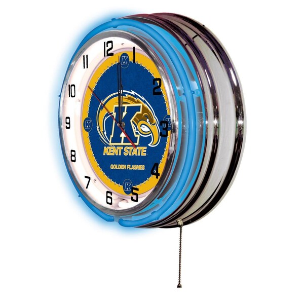Holland Bar Stool Co Kent State University Double Neon 19" Clock - CLK19KENTST