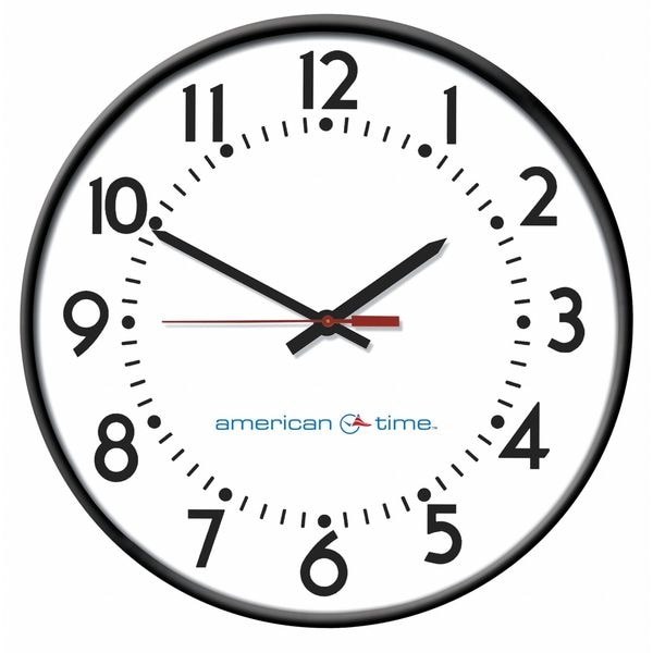 American Time Clock, Steel Case, Analog, 13-1/4" W, 110V - U55BHAA604