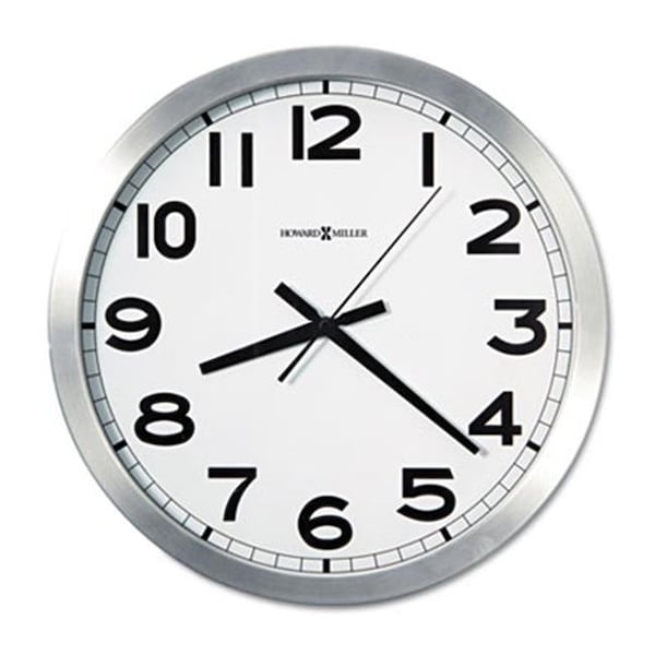 Howard Miller Clock Howard Miller Clock 625450 Round Wall Clock  15-3/4in  1 AA Battery - 625450