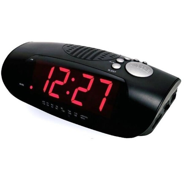 Sonnet Sonnet Industries R-1627 .9 in. LED Clock Radio with USB Charging of Smart Phone - R-1627