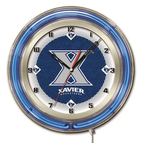 Holland Bar Stool Co Xavier Double Neon 19" Clock - CLK19XAVIER