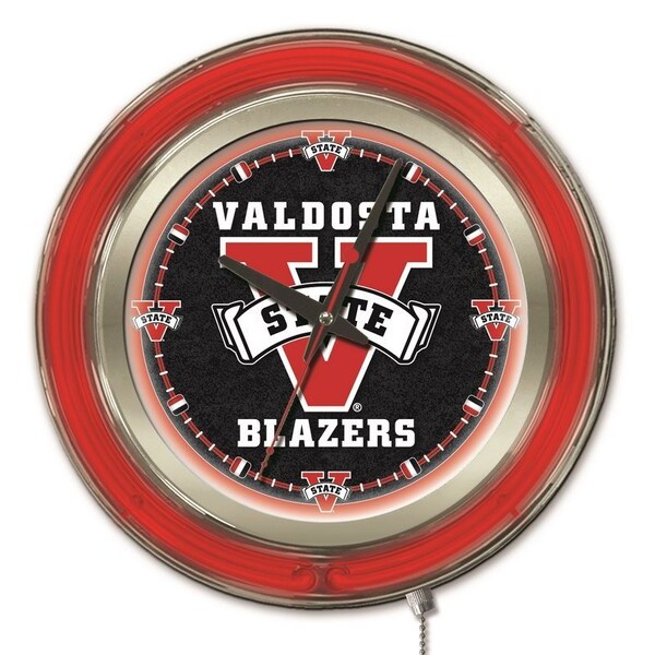 Holland Bar Stool Co Valdosta State University Double Neon 15" Clock - CLK15VALDST