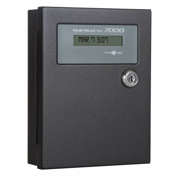 Pyramid 6-3/8" Digital Master Controller Wall Clock, Beige - 7000
