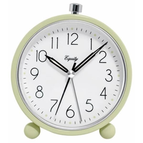 La Crosse Technology La Crosse Technology 244282 5 in. Pale Green Metal Tabletop Alarm Clock - 244282