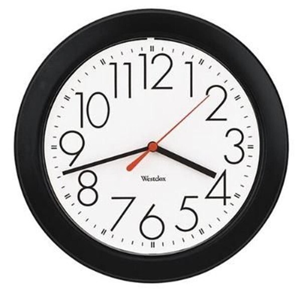 Westclox 461861 Ventura Wall Clock- Black - WE303050