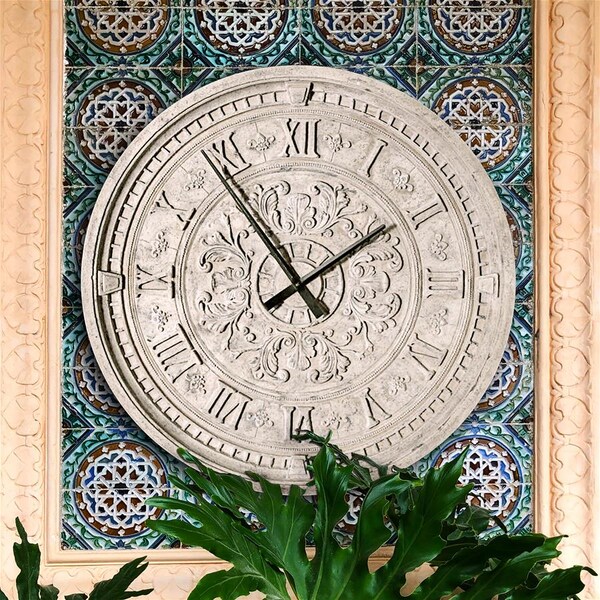 Design Toscano Milano Centrale Grande Train Station Wall Clock - NE130601