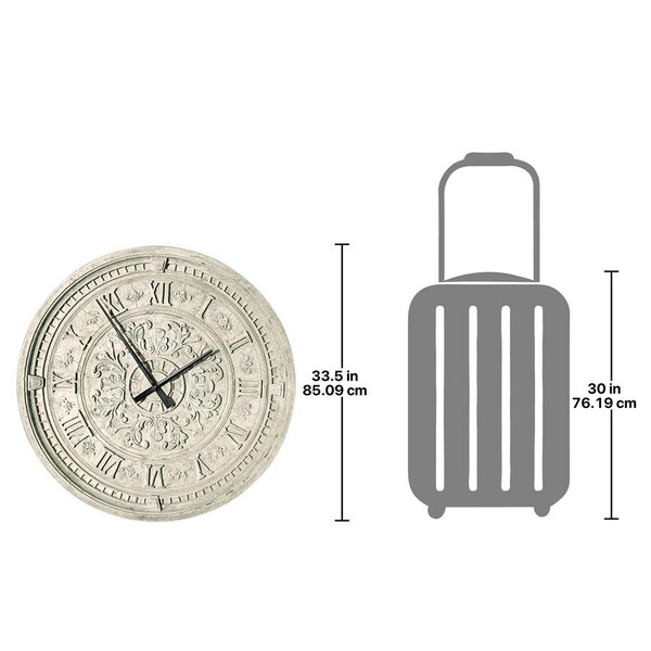 Design Toscano Milano Centrale Grande Train Station Wall Clock - NE130601