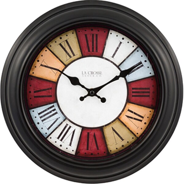 Lacrosse Lacrosse 404-3030A 12 in. Gatherings Wall Clock with Roman Number - 404-3030A