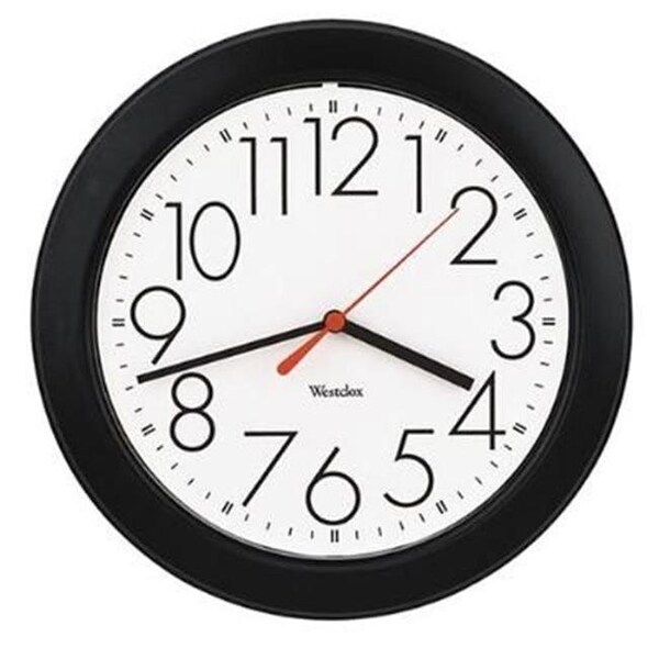 Westclox Westclox 461861 Ventura Wall Clock- Black - 6286512