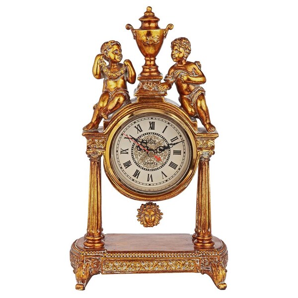 Design Toscano Arch of Aion God of Time Pendulum Mantel Clock - KY5052