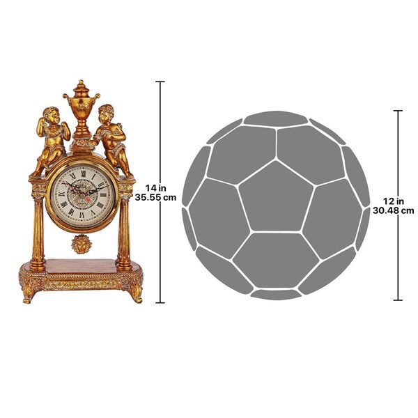 Design Toscano Arch of Aion God of Time Pendulum Mantel Clock - KY5052