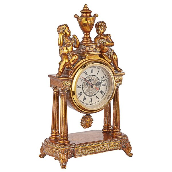 Design Toscano Arch of Aion God of Time Pendulum Mantel Clock - KY5052