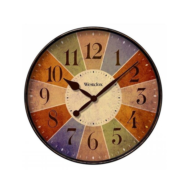 Westclox 12 in. MULTI COLOR WALL CLOCK - WE303062