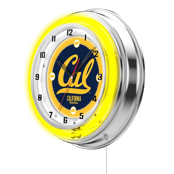 Holland Bar Stool Co University of California Double Neon 19" Clock - CLK19CAL-UN