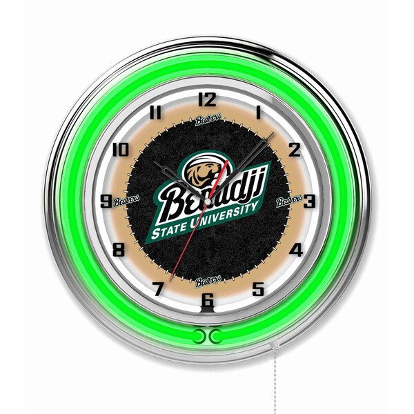 Holland Bar Stool Co Bemidji State University Double Neon 19" Clock - CLK19BMIJST