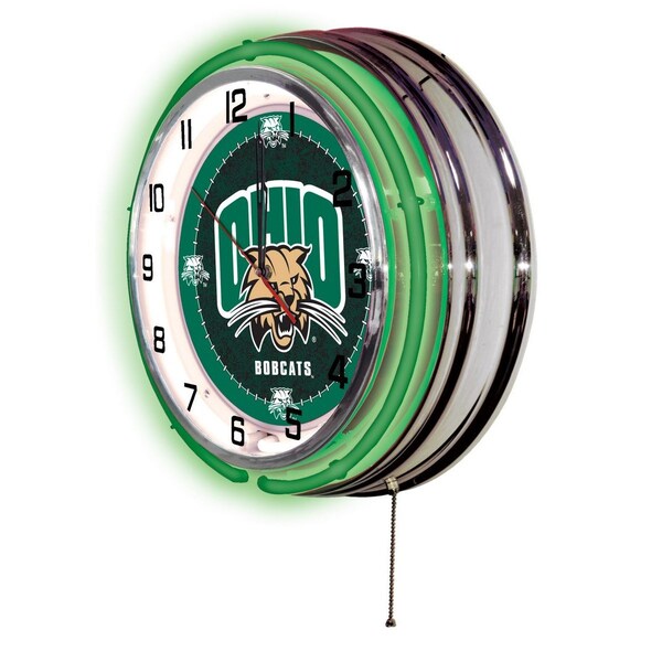 Holland Bar Stool Co Ohio University Double Neon 19" Clock - CLK19UNIVOH