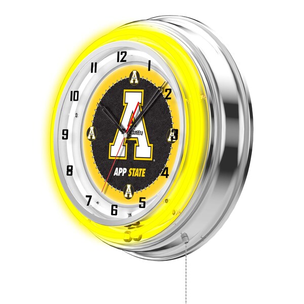 Holland Bar Stool Co Appalachian State University Double Neon 19" Clock - CLK19APPSTU
