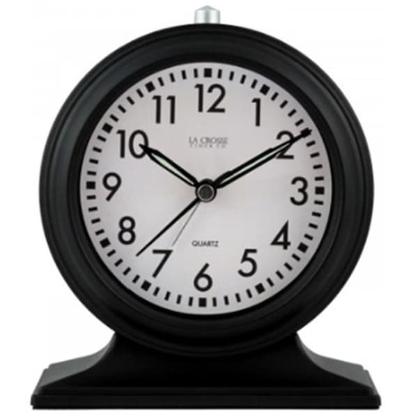 Lacrosse Lacrosse 617-3014 5.7 in Decorative Tabletop Mantel Alarm Clock - 617-3014