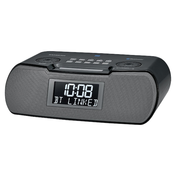 Sangean Digital AM/FM-RDS/Bluetooth Clock Radio with USB Charger - RCR-20