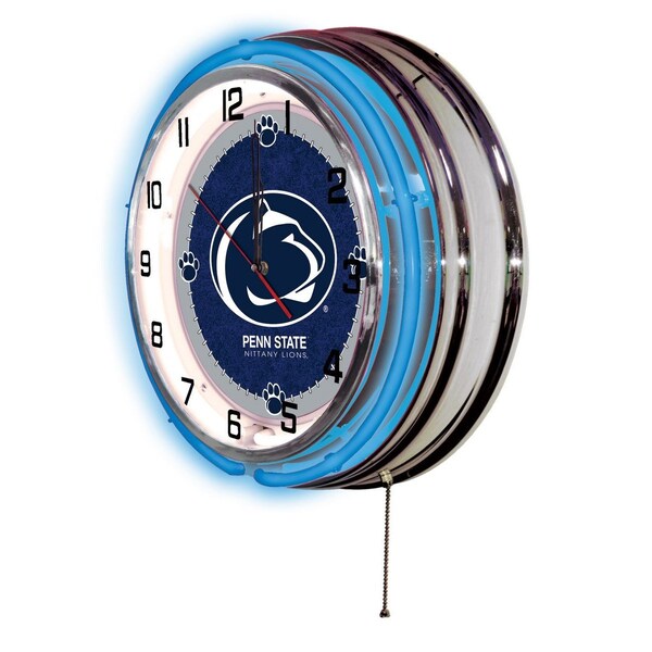 Holland Bar Stool Co Pennsylvania State University Double Neon 19" Clock (Penn State) - CLK19PENNST