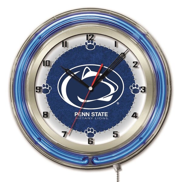 Holland Bar Stool Co Pennsylvania State University Double Neon 19" Clock (Penn State) - CLK19PENNST