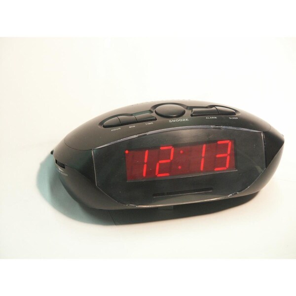 Sonnet 0.9 in. LED Radio Clock with Aux Cord - SO460609
