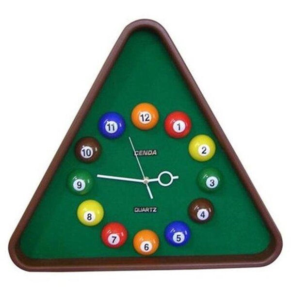 Ore International Ore International PT-8803B 18"H x 21"W x 1  5"D Pool Clock - PT-8803B