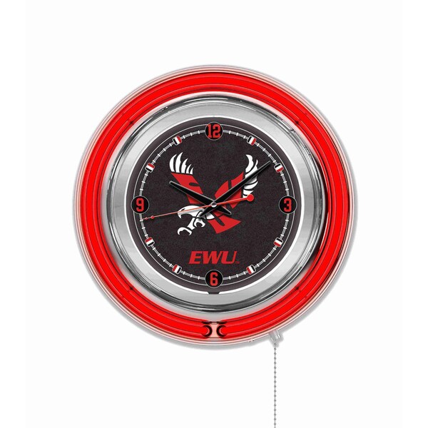 Holland Bar Stool Co Eastern Washington University Double Neon 15" Clock - CLK15EASTWA