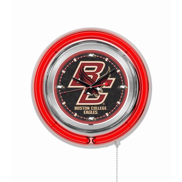 Holland Bar Stool Co Boston College Double Neon 15" Clock - CLK15BOSTNC
