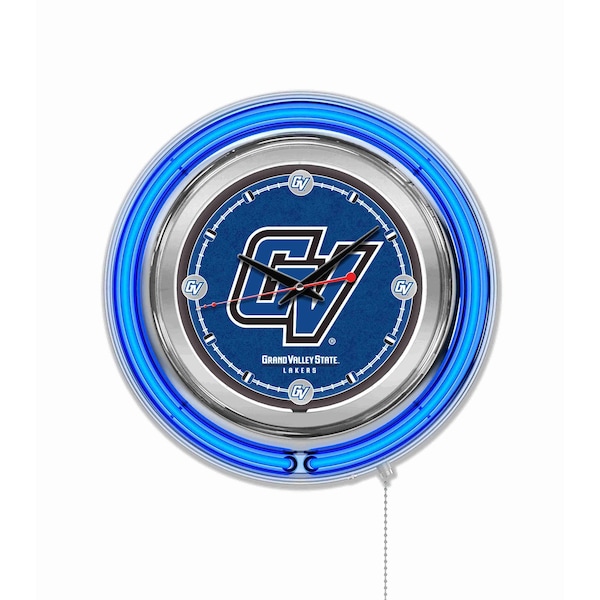 Holland Bar Stool Co Grand Valley State University Double Neon 15" Clock - CLK15GVSTUN