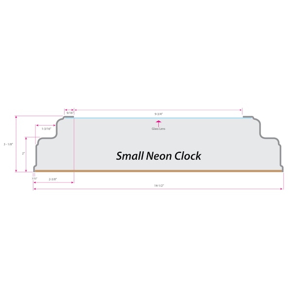 Holland Bar Stool Co Philadelphia Flyers Double Neon 15" Clock, NHL - CLK15PHIFLY