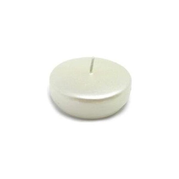 Zest Candle Zest Candle CFZ-078 2 1-4 in. Pearl White Floating Candles -24pc-Box - CFZ-078