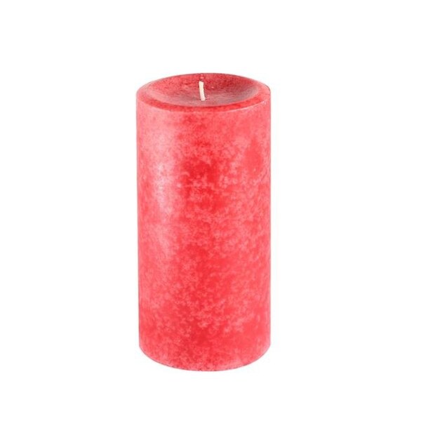 Jeco Jeco CPZ-36CC 3 x 6 in. Cinnamon Cide Scented Pillar Candle; Red - CPZ-36CC