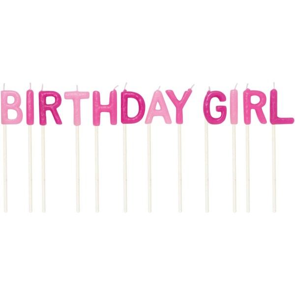 Creative Converting Birthday Girl Pick Candles, 3", 144PK - 101045