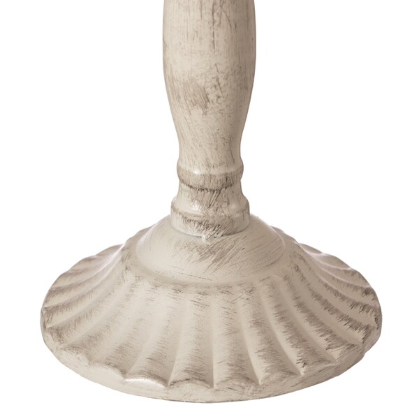 Fabulaxe Antique 8 Distressed Candlestick for Dining Room, Entryway, Kitchen and Vanity - QI004339.SG
