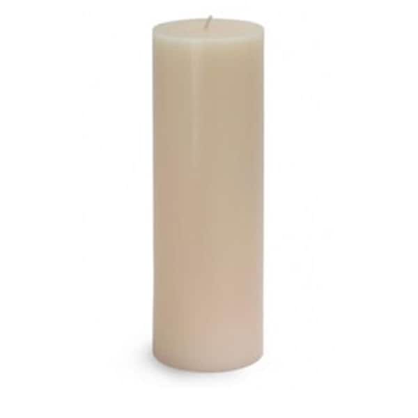 Zest Candle CPZ-094-12 3 x 9 in. Ivory Pillar Candles, 12PK - CPZ-094_12