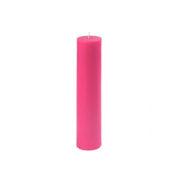 Jeco 2 x 9 in. Hot Pink Pillar Candle, 12PK - CPZ-2913