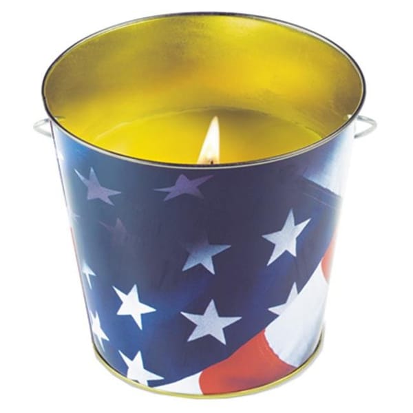 Lamplight Farms Lamplight Farms 1412122 16 oz. Citronella Metal Flag Bucket - 104844