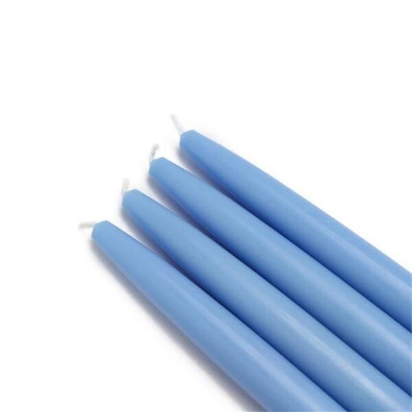 Jeco Jeco CEZ-011 6 in. Taper Candles; Light Blue - 12 Piece - CEZ-011