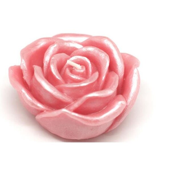 Zest Candle Zest Candle CFZ-072 3 in. Pink Rose Floating Candles -12pc-Box - CFZ-072