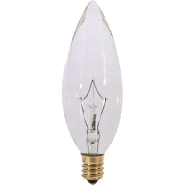Gorgeousglow S3785 25W Torp Candle Frost, 10PK - Frosted - 120v - GO3037803